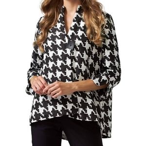 NEW Joseph Ribkoff Houndstooth Print Jacket